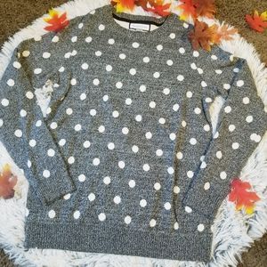 Charter club gray crew neck sweater
